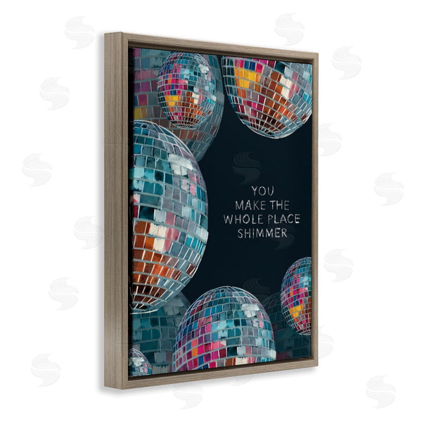 Stupell Industries Amelia Noyes | You Make It Shimmer Wall Art