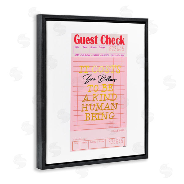 Stupell Industries Amelia Noyes | Zero Dollars To Be Kind