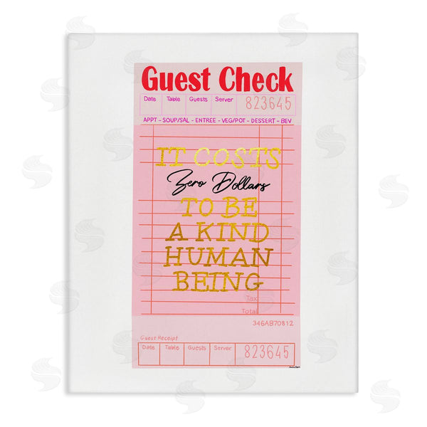 stupell industries Amelia Noyes | Zero Dollars to be Kind