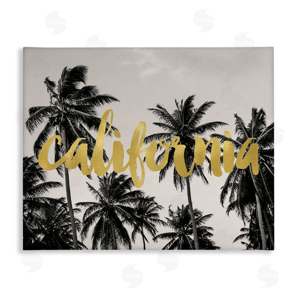 stupell industries Amy Brinkman | California Glam Typography Tropical Tree Foliage Wall Art