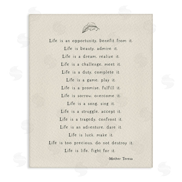 stupell industries Amy Brinkman | Uplifting Spiritual Mother Theresa Quote