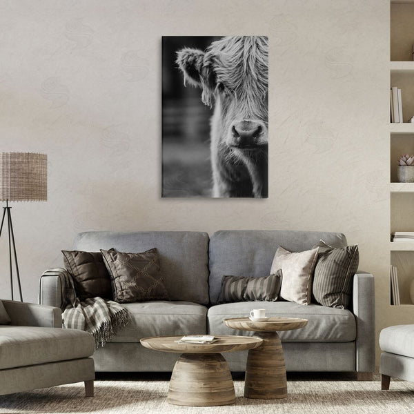 Stupell Industries Amy Carroll | Baby Cow Face Wall Art