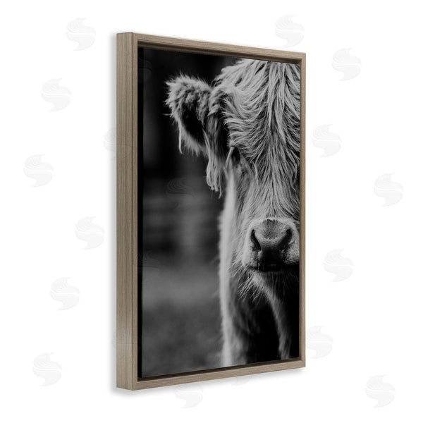 Stupell Industries Amy Carroll | Baby Cow Face Wall Art