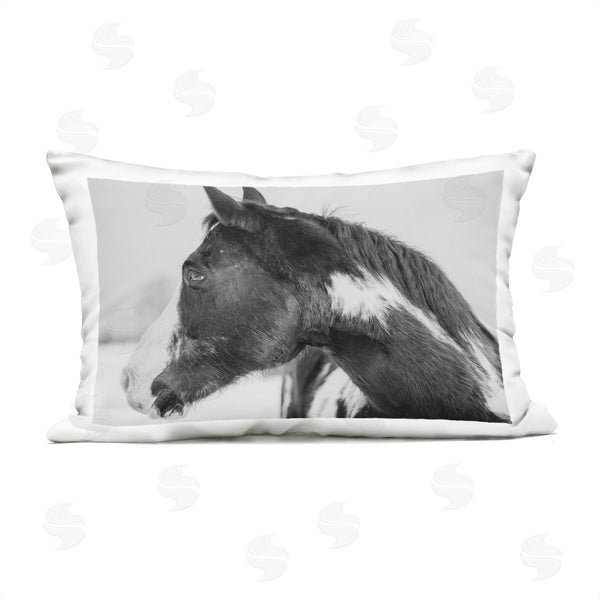 Stupell Industries Amy Carroll | Draisma Horse Looking Left Printed Throw Pillow