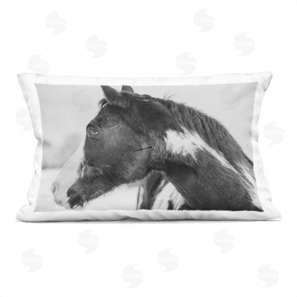 stupell industries Amy Carroll | Draisma Horse Looking Left Printed Throw Pillow
