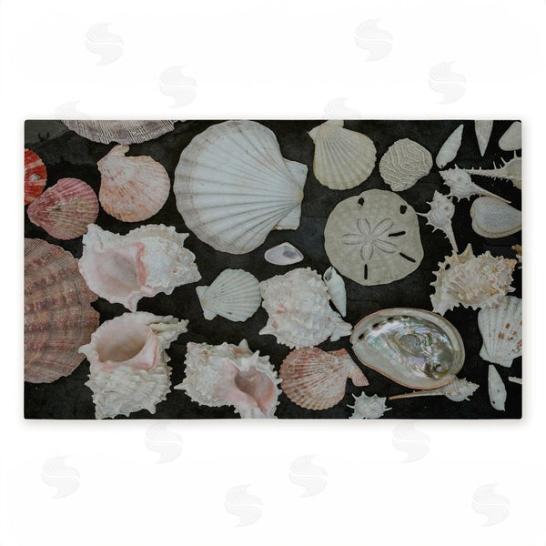 stupell industries Amy Carroll | Summer Shells Display Non-Woven Door Mat