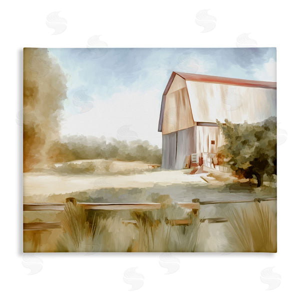 stupell industries Amy Hall | Barn in Rural Farmland Wall Art