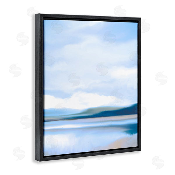 Stupell Industries Amy Hall | Blue Beach Shore Wall Art