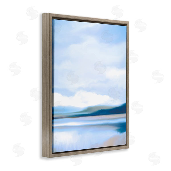 Stupell Industries Amy Hall | Blue Beach Shore Wall Art