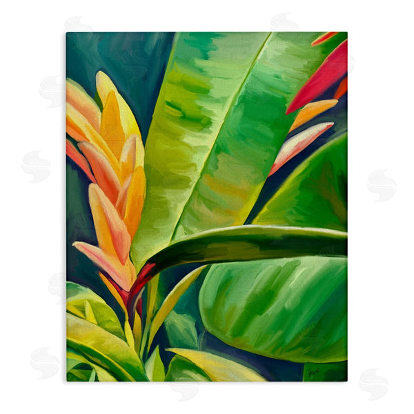 stupell industries Amy Hall | Bright Tropics Greenery