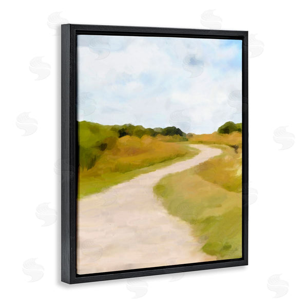 Stupell Industries Amy Hall | Countryside Landscape Grassland Path Nature Vegetation Wall Art