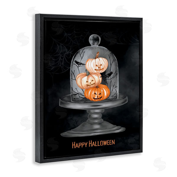 Stupell Industries Amy Hall | Halloween Pumpkins & Crows Wall Art