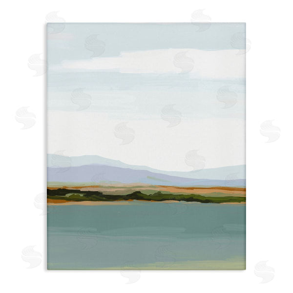 stupell industries Amy Hall | Muted Lake Landscape Wall Art