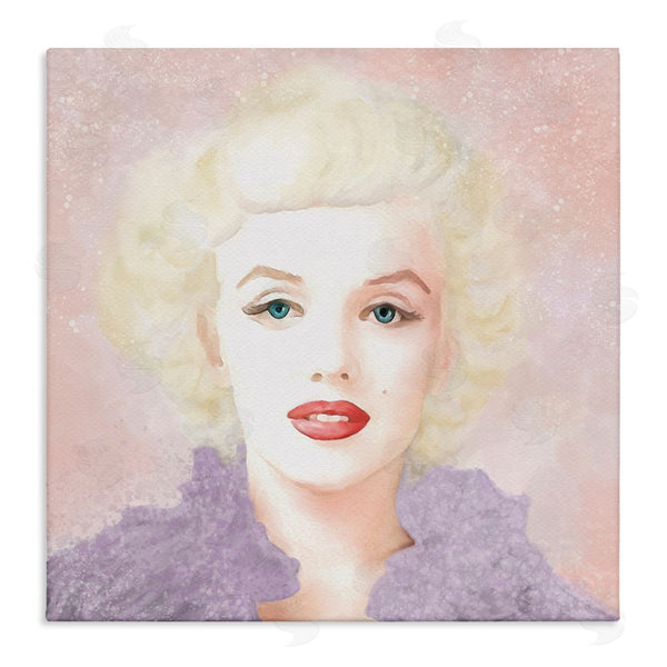 stupell industries Amy Hall | Pastel Marilyn Portrait Wall Art