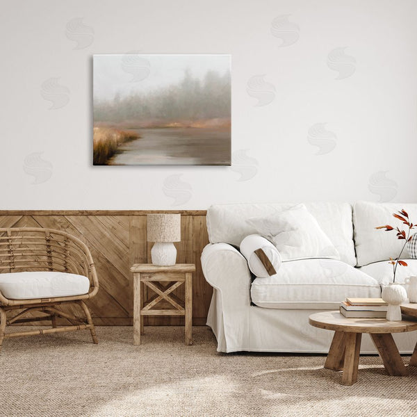 Stupell Industries Amy Hall | Rural Stream In Fog Wall Art