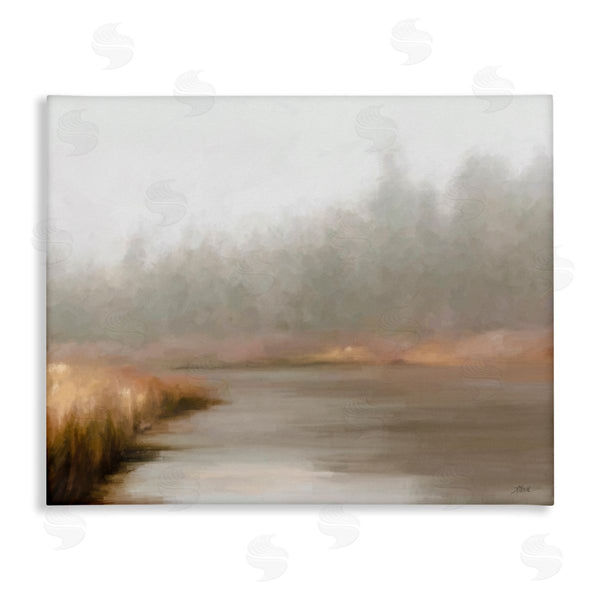 stupell industries Amy Hall | Rural Stream in Fog Wall Art