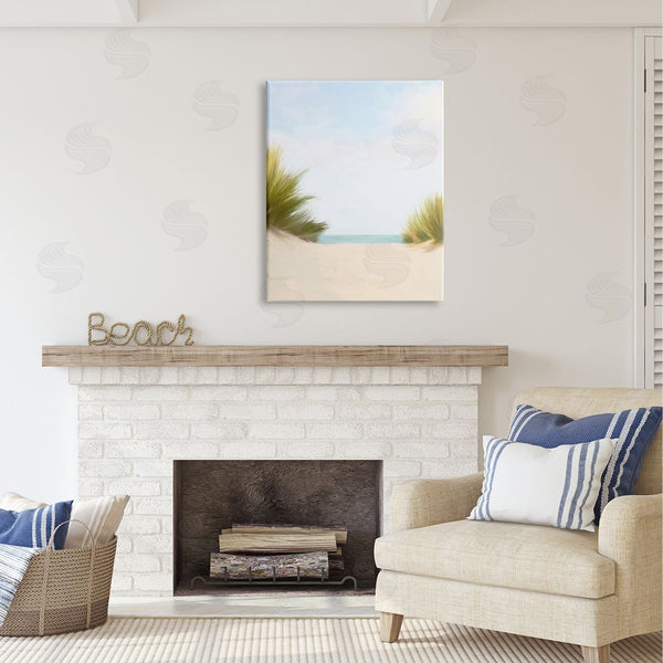 Stupell Industries Amy Hall | Seaside Beach Dunes Wall Art