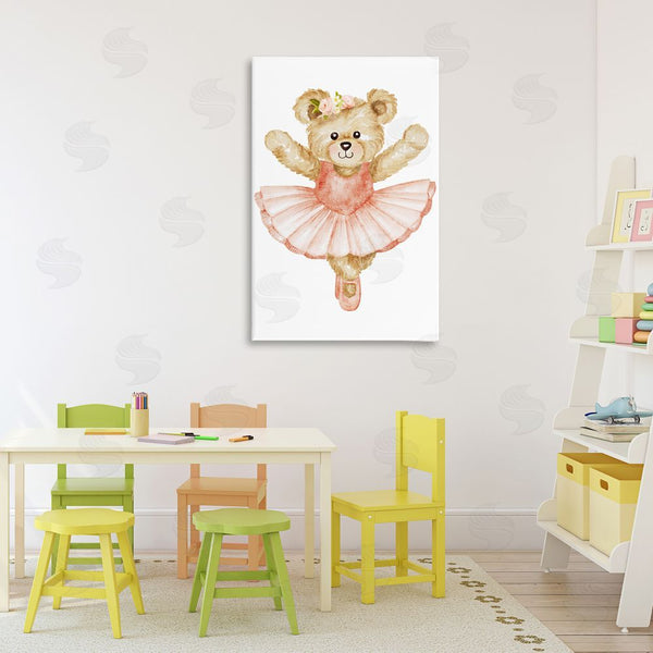 Stupell Industries Amy Hall | Teddy Bear Ballet Tutu Wall Art