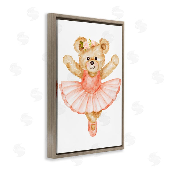 Stupell Industries Amy Hall | Teddy Bear Ballet Tutu Wall Art