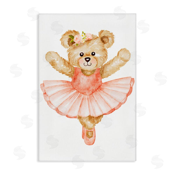 stupell industries Amy Hall | Teddy Bear Ballet Tutu Wall Art