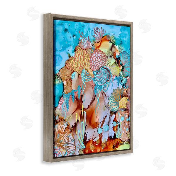 Stupell Industries Amy Tieman | Abstract Coral Reef Pattern