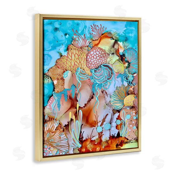Stupell Industries Amy Tieman | Abstract Coral Reef Pattern