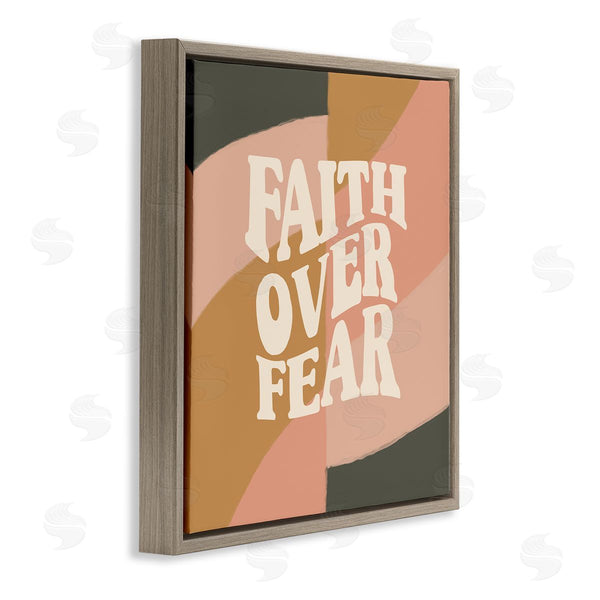 Stupell Industries Amylee Weeks | Faith Over Fear Wall Art