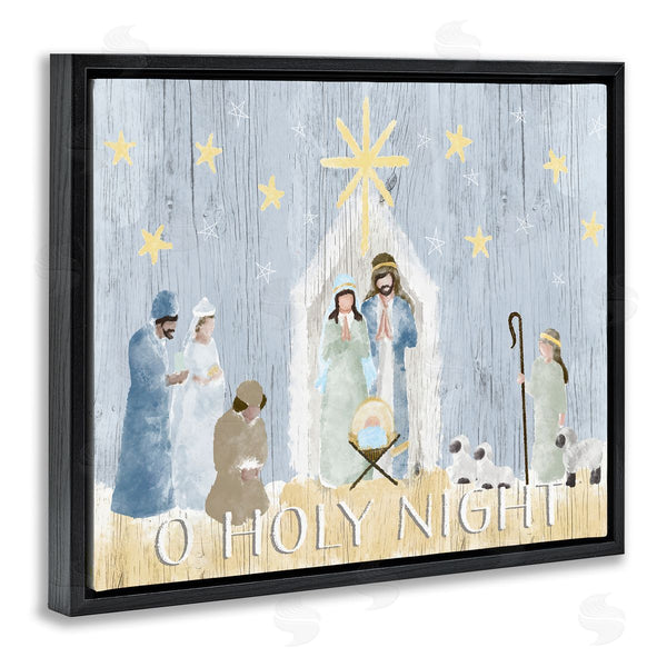 Stupell Industries Andi Metz | Nativity Barn Stable Scene