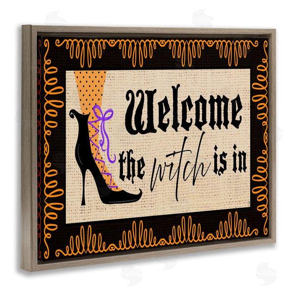 Stupell Industries Andi Metz | The Witch Is In Sign Wall Art