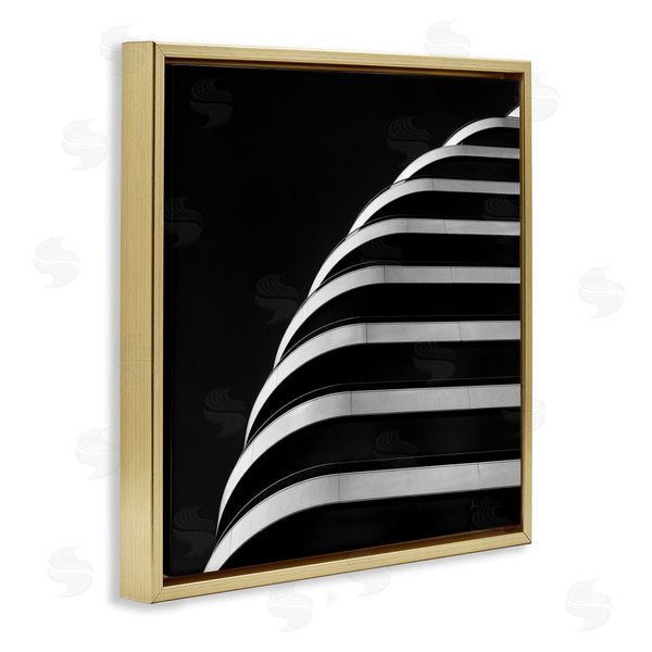 Stupell Industries Andre Eichman | Modern Curved Building Photography