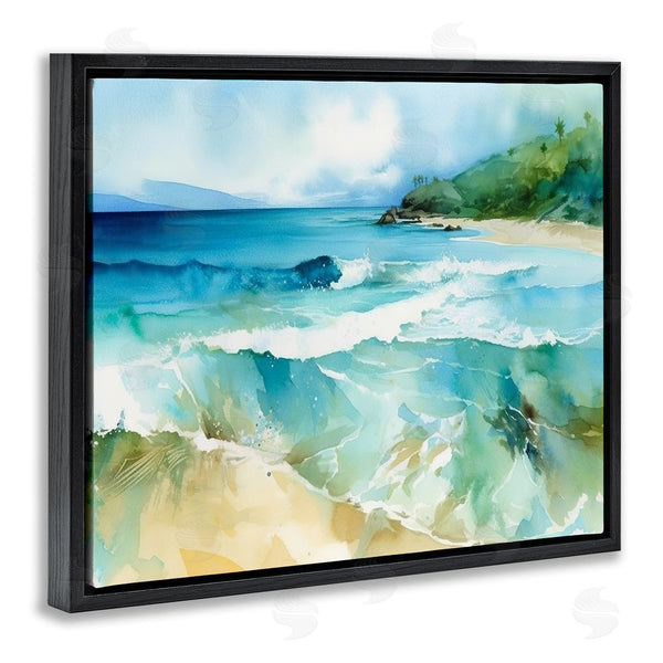 Stupell Industries Andrea Haase | Abstract Beach Waves Wall Art