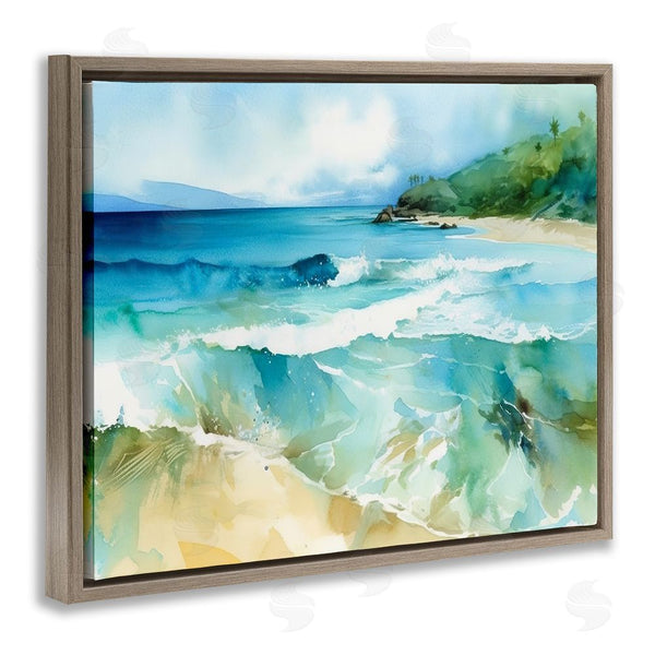 Stupell Industries Andrea Haase | Abstract Beach Waves Wall Art