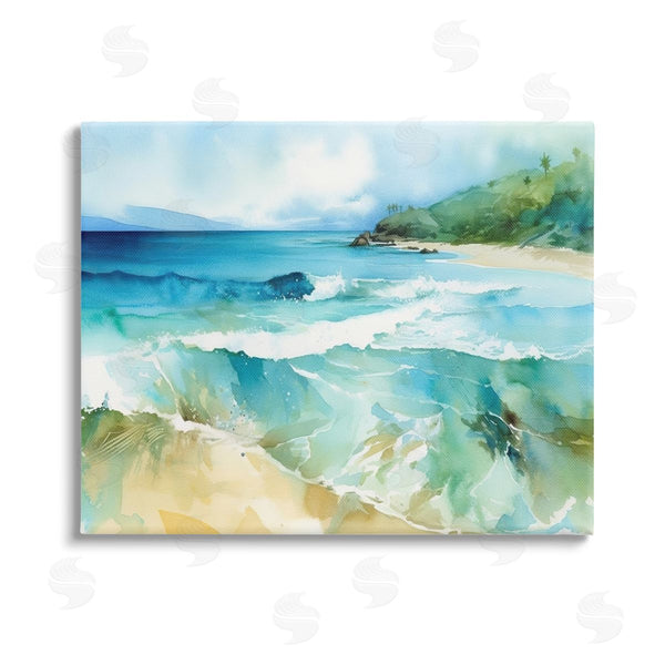 stupell industries Andrea Haase | Abstract Beach Waves Wall Art