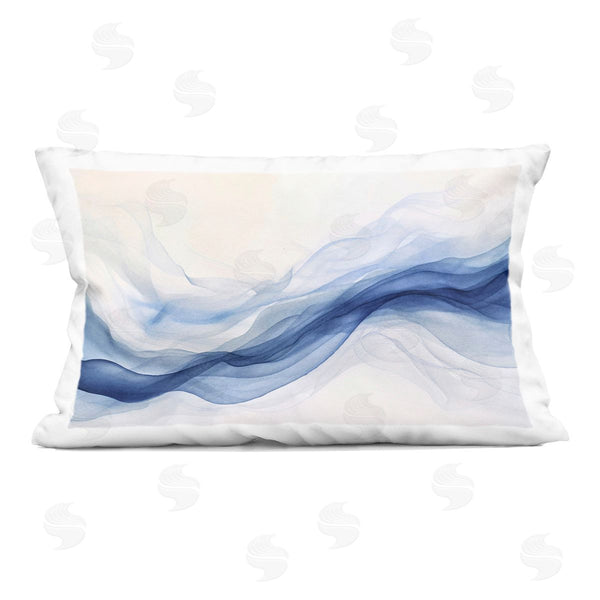stupell industries Andrea Haase | Abstract Indigo Mist Printed Throw Pillow