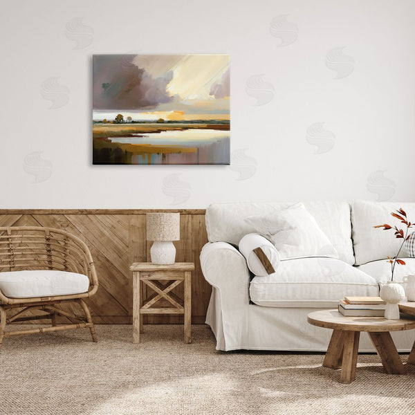 Stupell Industries Andrea Haase | Abstract Lake Painting Wall Art
