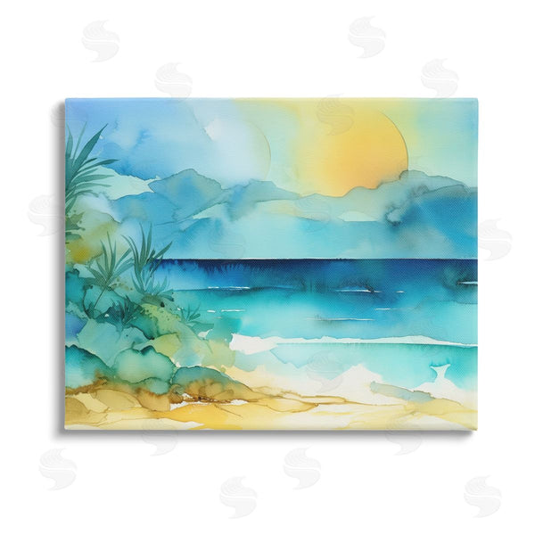 stupell industries Andrea Haase | Abstract Sun on Beach Wall Art