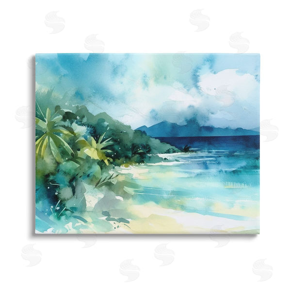 stupell industries Andrea Haase | Abstract Tropical Landscape Wall Art