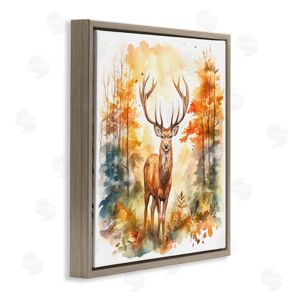 Stupell Industries Andrea Haase | Autumn Forest Stag Wall Art