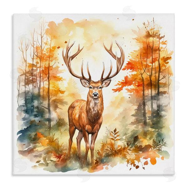 stupell industries Andrea Haase | Autumn Forest Stag Wall Art