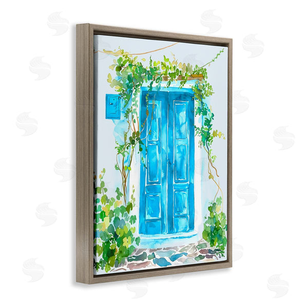 Stupell Industries Andrea Haase | Blue Vine Covered Door