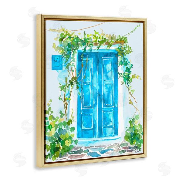 Stupell Industries Andrea Haase | Blue Vine Covered Door