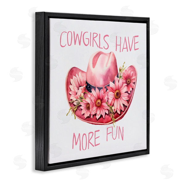 Stupell Industries Andrea Haase | Cowgirls Have More Fun Wall Art