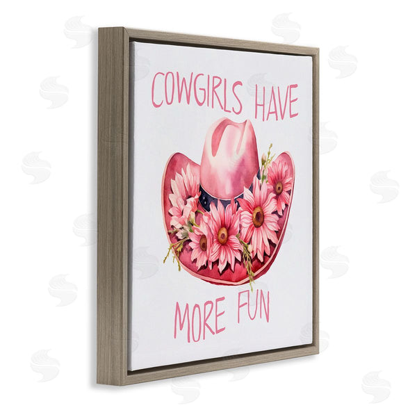 Stupell Industries Andrea Haase | Cowgirls Have More Fun Wall Art