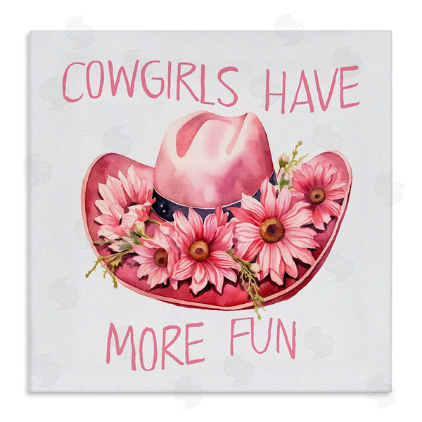 stupell industries Andrea Haase | Cowgirls Have More Fun Wall Art