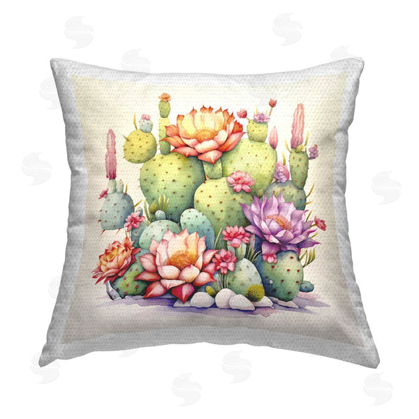 Stupell Industries Andrea Haase | Desert Spring Blooms Printed Throw Pillow