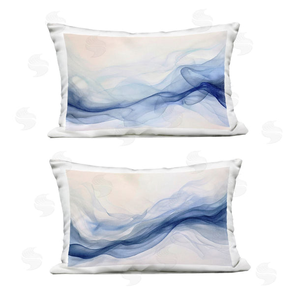 Stupell Industries Andrea Haase | Dreamy Indigo Mist Printed Throw Pillow Set