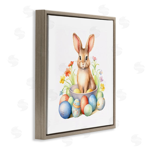 Stupell Industries Andrea Haase | Easter Bunny And Eggs Wall Art