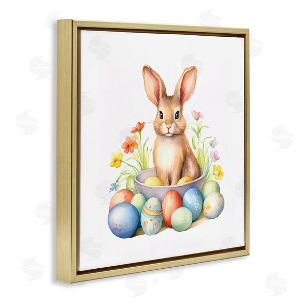 Stupell Industries Andrea Haase | Easter Bunny And Eggs Wall Art