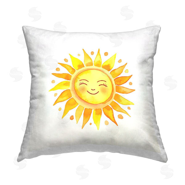 stupell industries Andrea Haase | Happy Sun Boho Rays Printed Throw Pillow