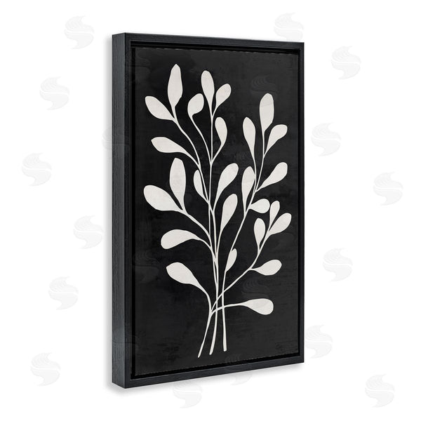 Stupell Industries Andrea Haase | Leaf Whispers On Black